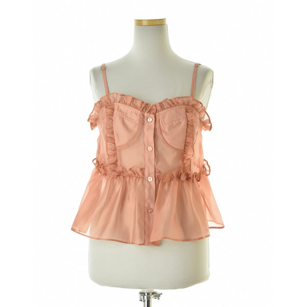 CANDY STRIPPER 1243206 SEE THROUGH BUSTIER