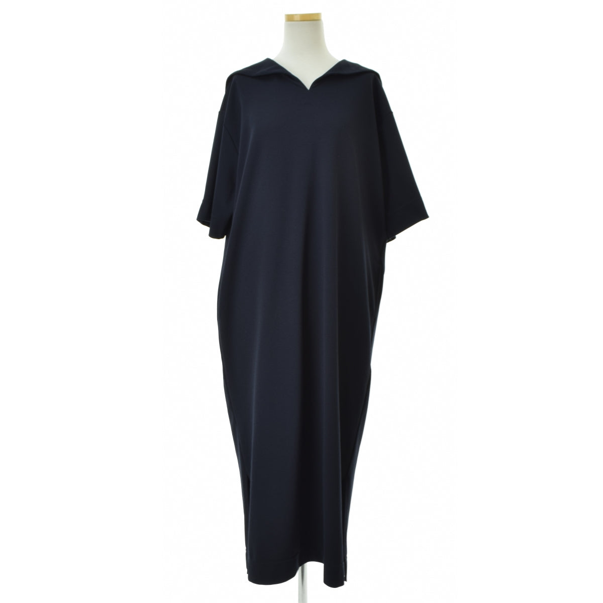 UNITED ARROWS BEAUTY & YOUTH 1626-299-4035 セーラーカラーショートスリーブワンピースマキシ