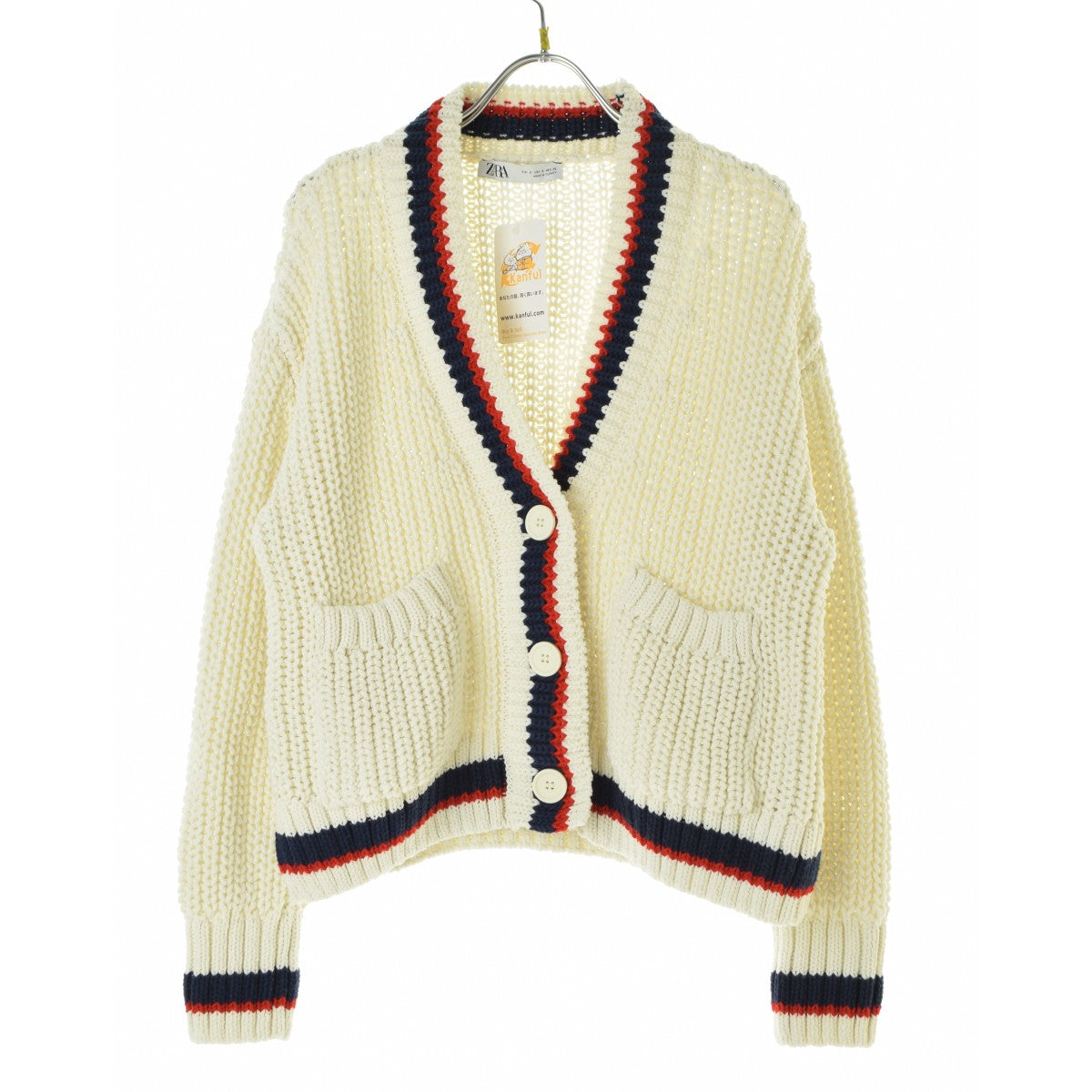ZARA 5802/007/712 クロシェ編みニット