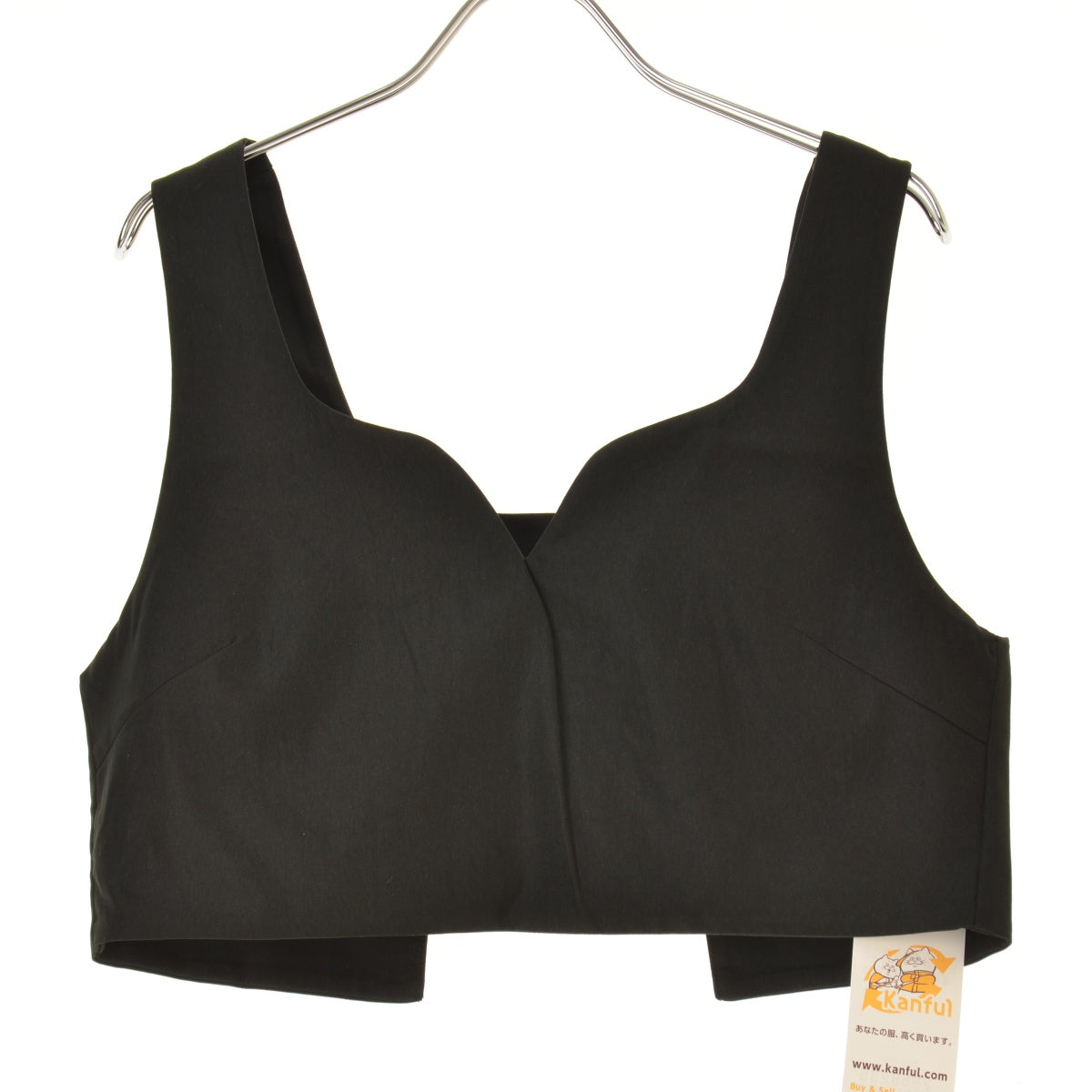 She's Closet BE-VE6-BIS ツイルバックオープンVネックショート丈ビスチェトップス