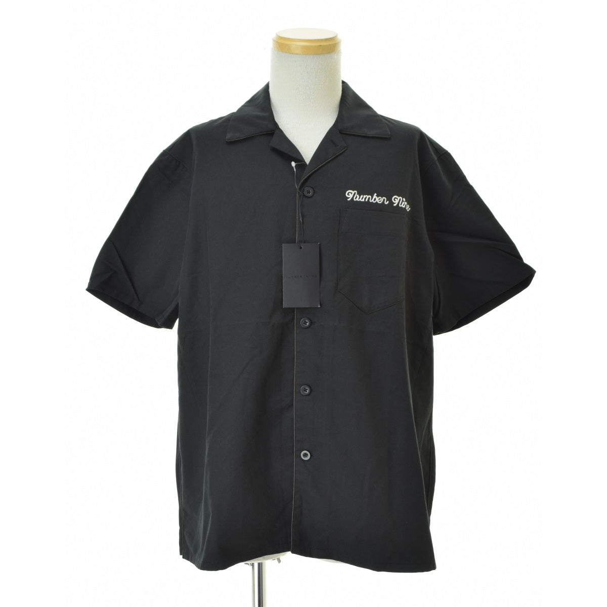 NUMBERNINE 26SS S26NS001 TWILL OPEN COLLAR S/S SHIRT