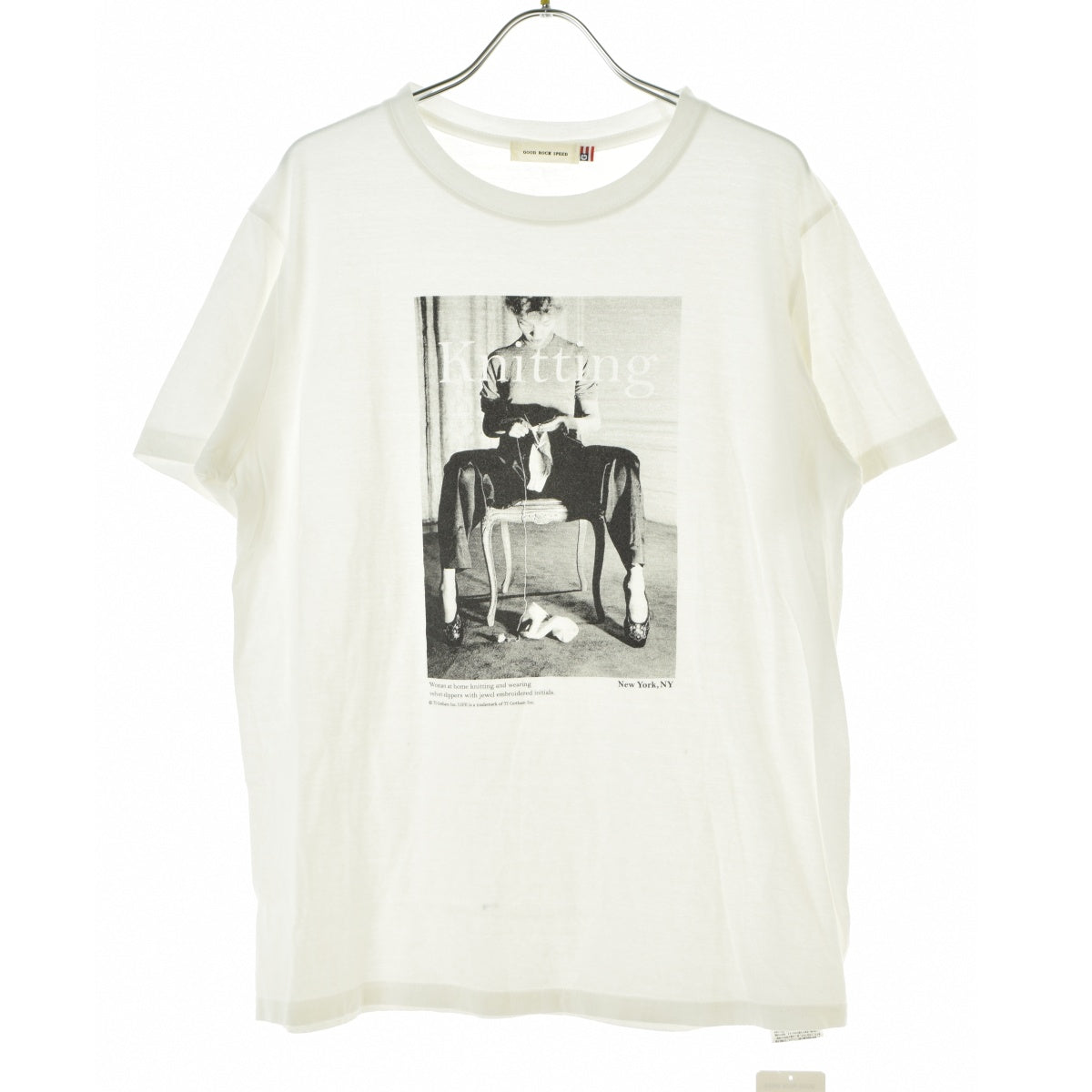 GOOD ROCK SPEED LIFE Photo Print L/S T-shirts(Knitting)