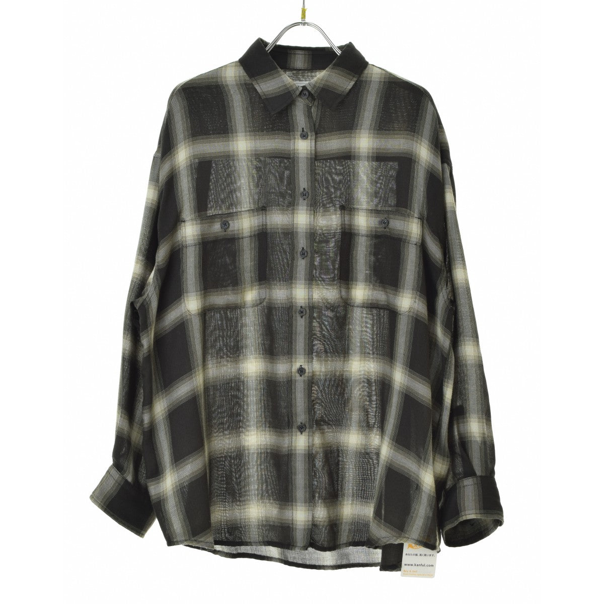 SLOBE IENA 24AW 24050912805130 ビエラチェックルーズシャツ