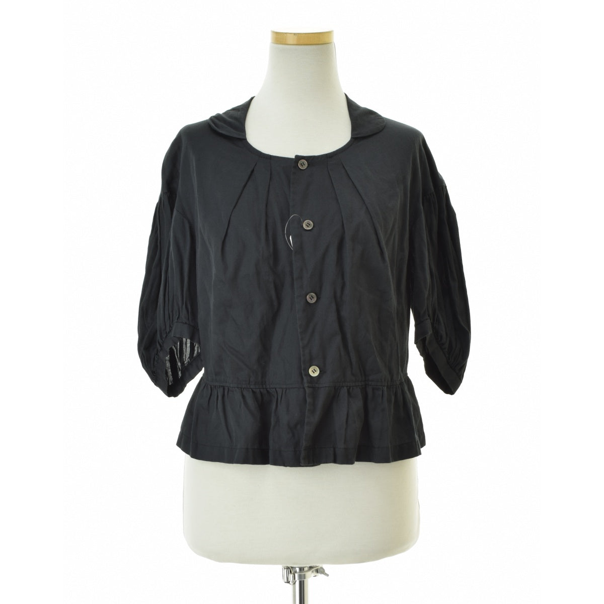 COMME des GARCONS COMME des GARCONS 13SS AD2012 RK-B009 プリーツ ラウンドカラー