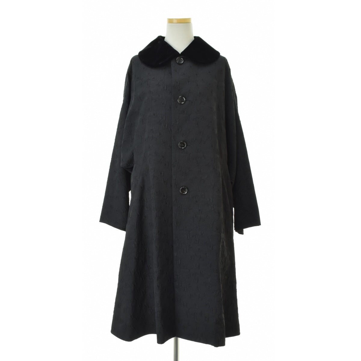 COMME des GARCONS COMME des GARCONS 08AW AD2008 RB-C002 ベロアカラー フラワージャガード