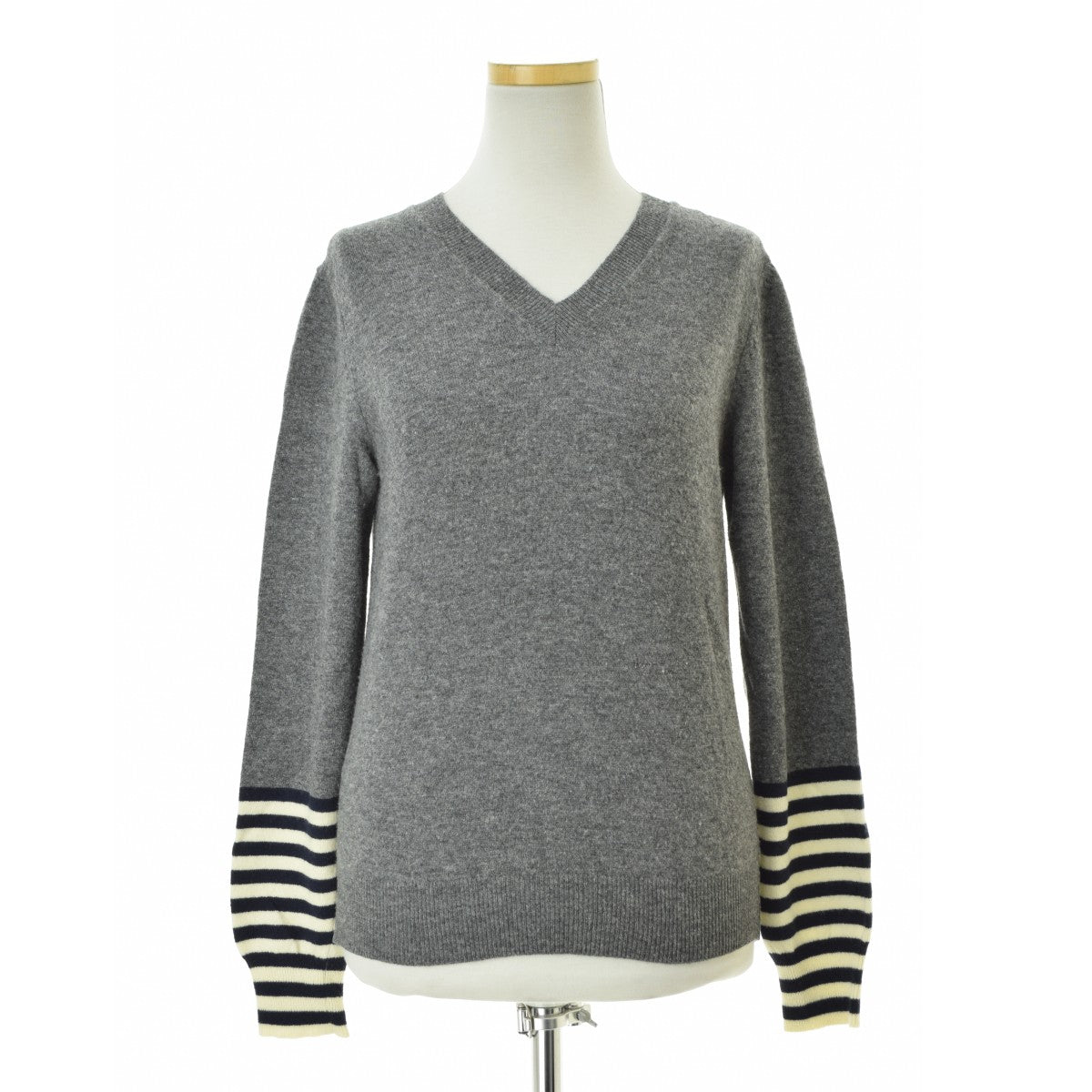 COMME des GARCONS COMME des GARCONS W13N003 イタリア製 ボーダー切替Vネック