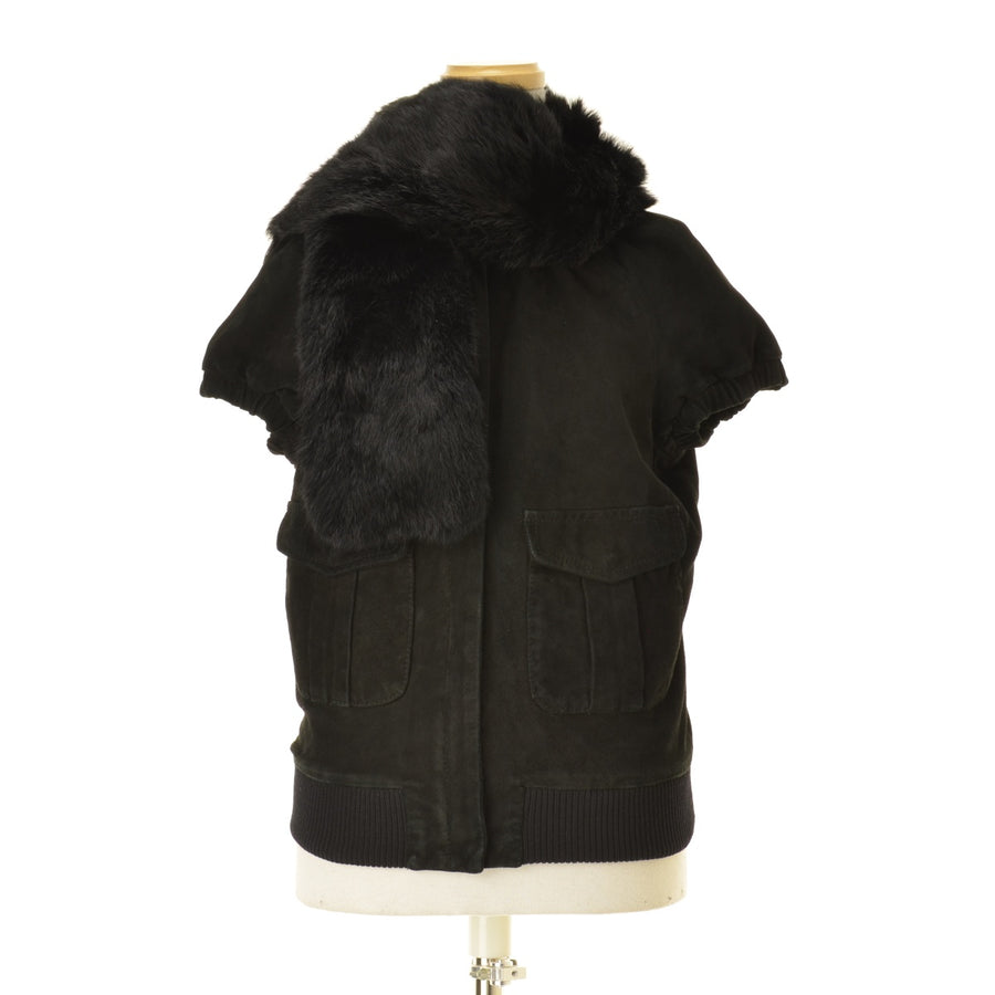 RED VALENTINO ラビットファー 山羊革