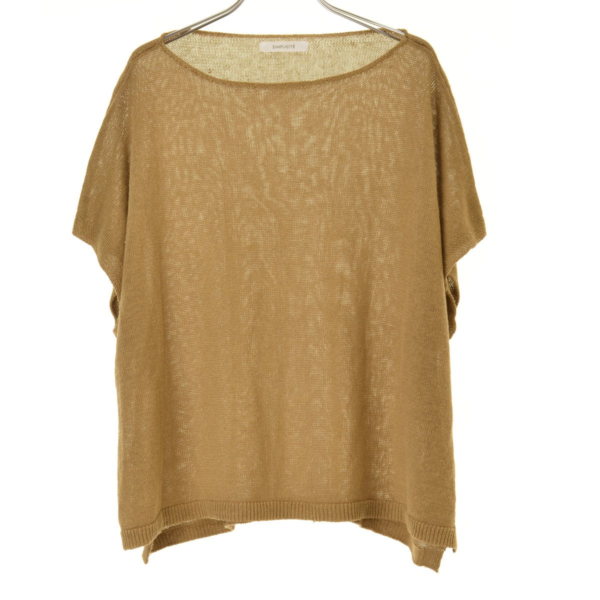 Simplicite 26SS 26080700230020 FRENCH ICY LINEN ポンチョプルオーバー