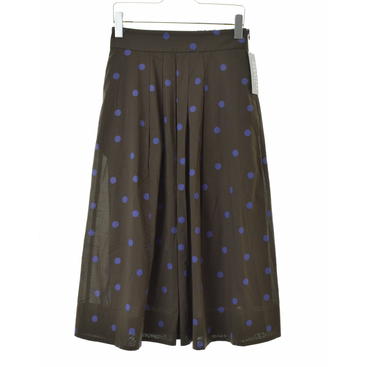 MARGARET HOWELL 26SS 5786132212 POLKA DOT COTTON POPLIN SKIRT ロング