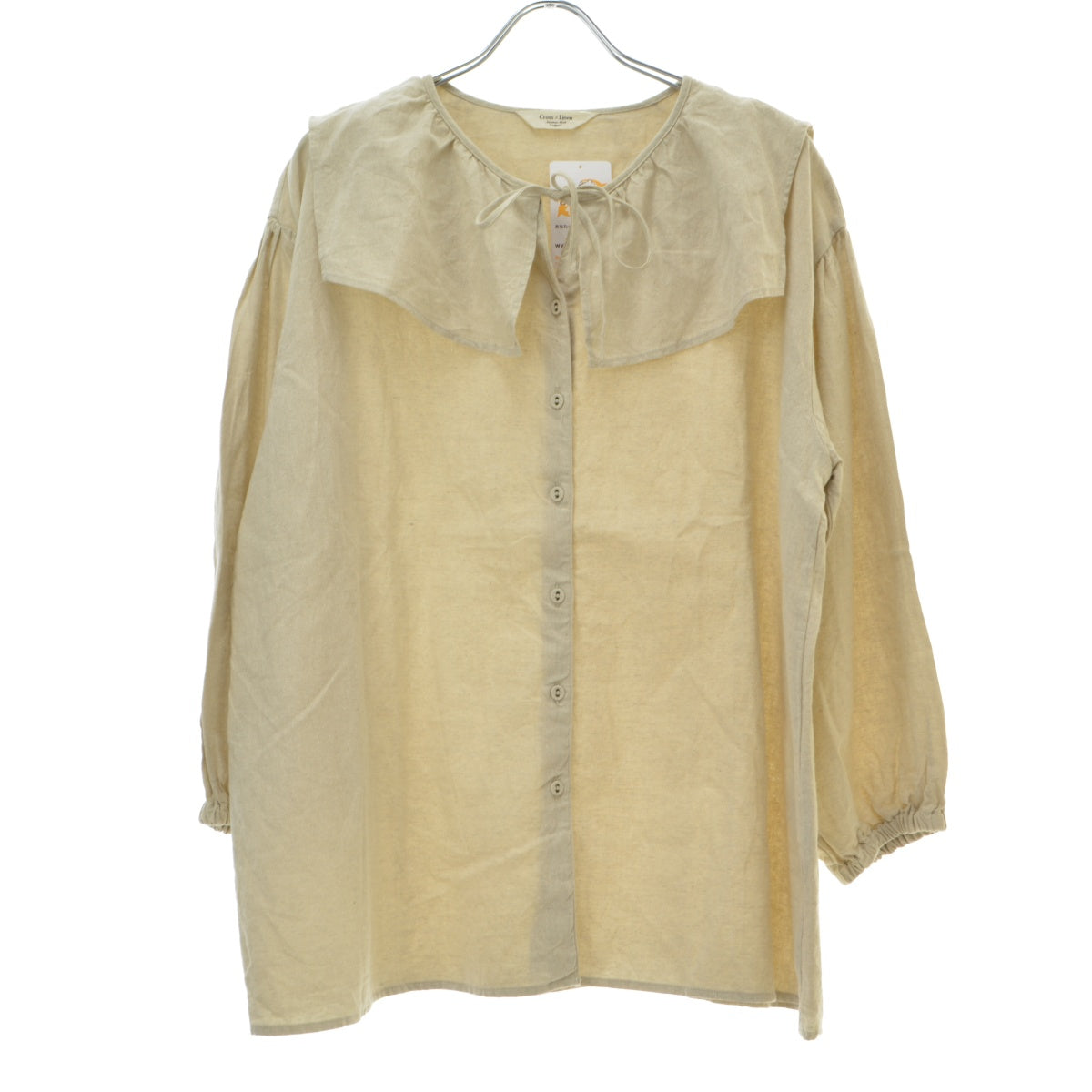 SM2 Samansa Mos2 Cross×Linen ビッグカラー