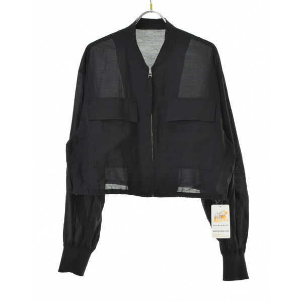 ADAM ET ROPE SALON 24SS SHL-34030-A シアークロップドブルゾン