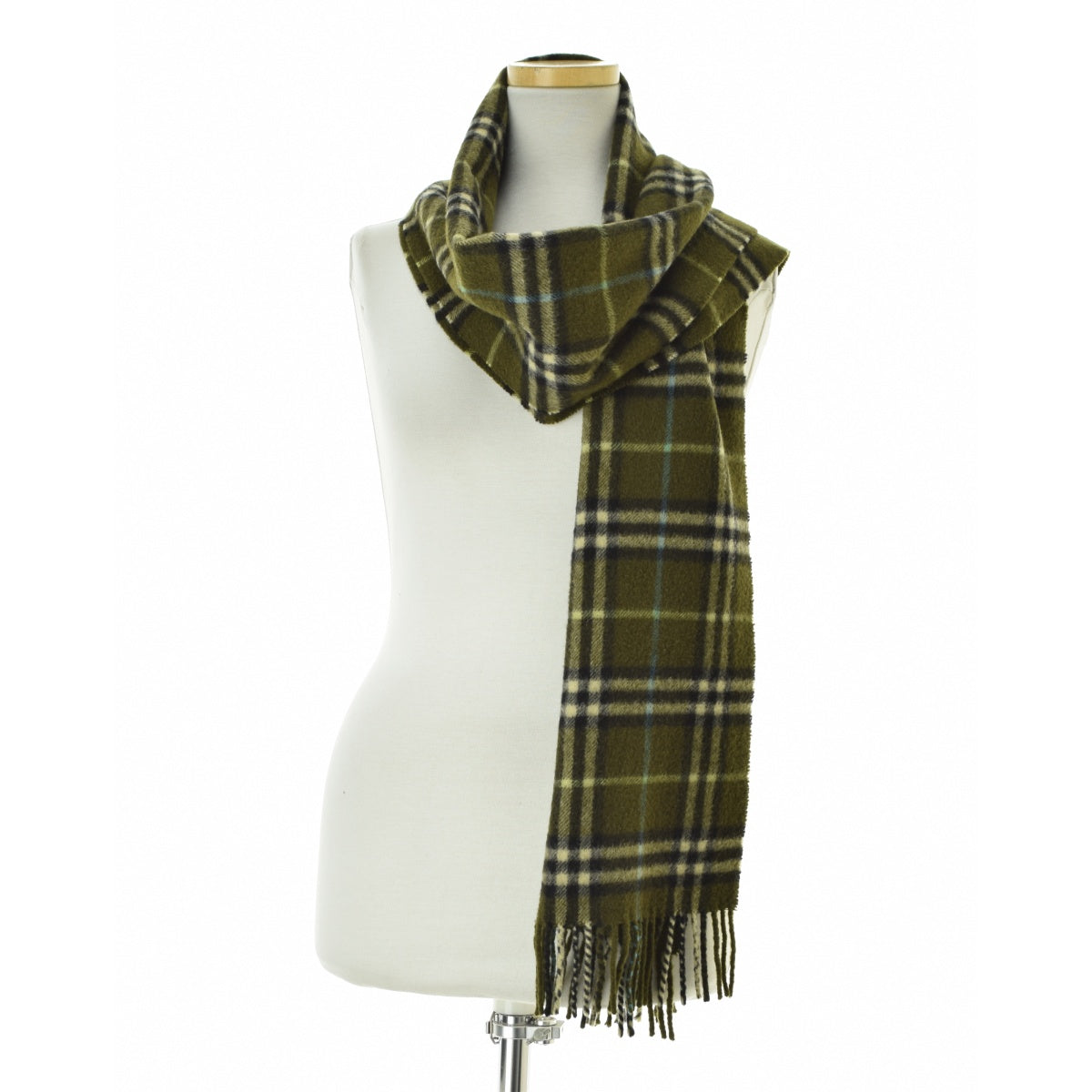BURBERRY イングランド製 カシミヤ チェック