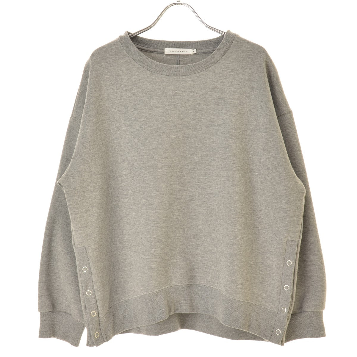 AMERICAN HOLIC HA44L1C0200 サイドドットボタンポンチプルオーバー
