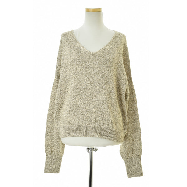 SPICK AND SPAN 26SS 26080200510010 レーヨンペーパーヤーンVネックプルオーバー