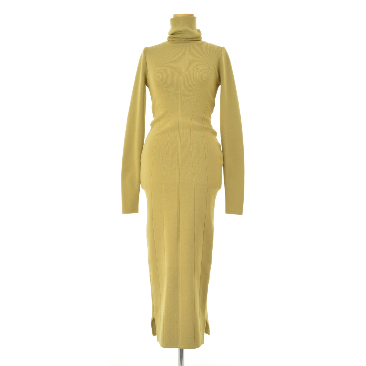 HAENGNAE CHIKUWABU KNIT DRESS タートルネック マキシ