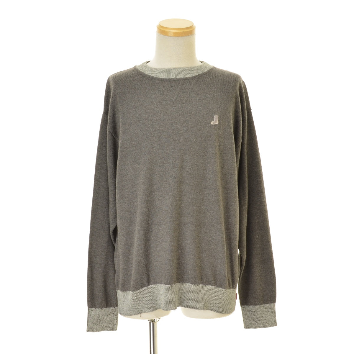 WHIMSY 23AW WMS-23AW2-006 REFLECTIVE RINGER SWEATER