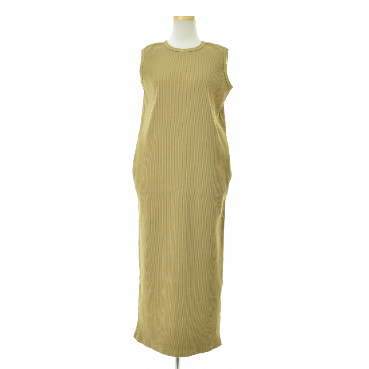 RHC Ron Herman 3910300167 Organic Cotton Rib Crew Neck Sleeveless Dress マキシ