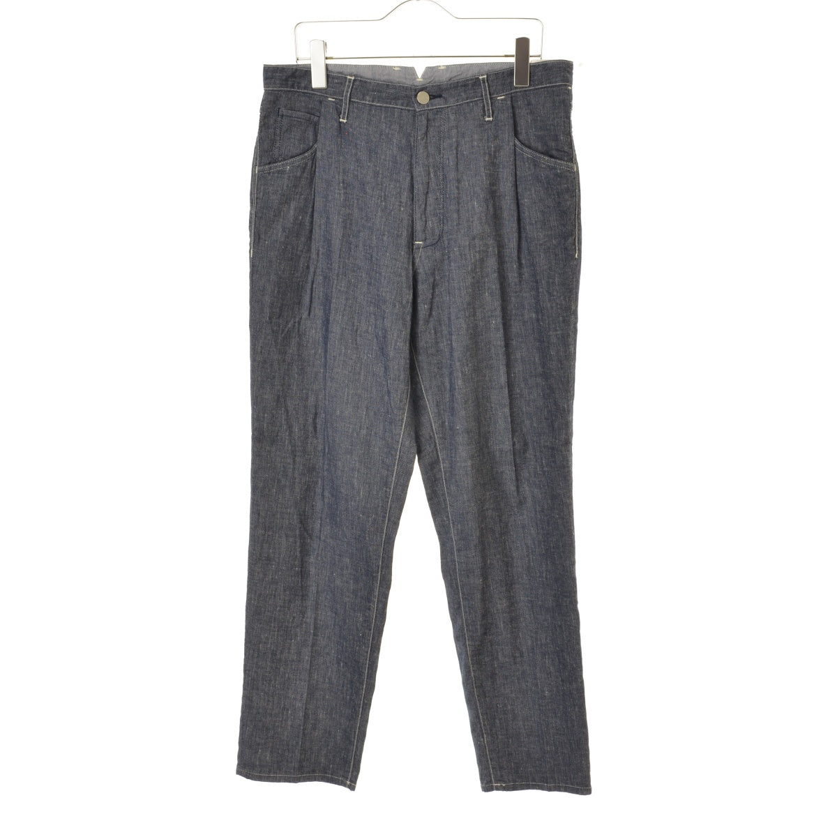 LANVIN COLLECTION 24SS L'Esprit Nouveau 2024 148265 P324 PARIS JEANS SLACKS リネン混