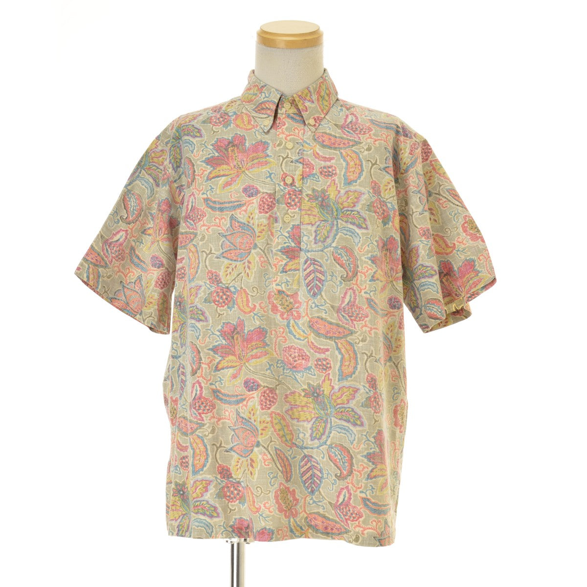 REYN SPOONER 90s ビキニタグ 総柄 ボタンダウン プルオーバー