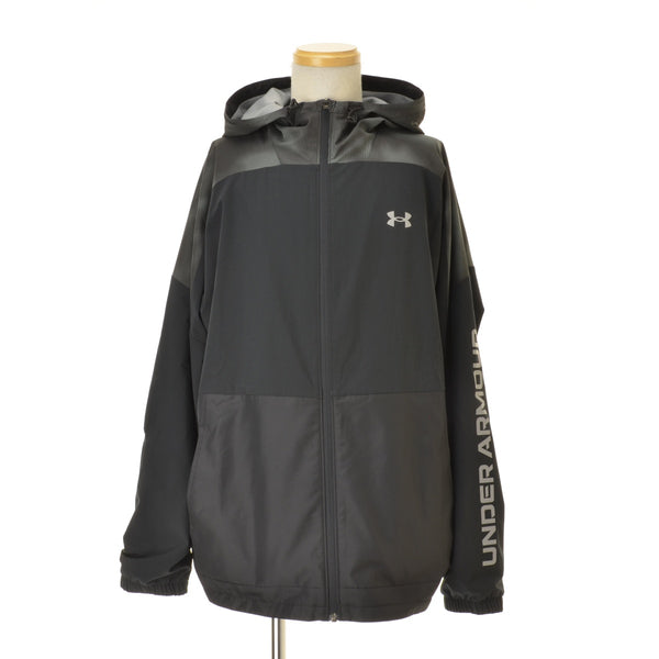 UNDER ARMOUR 1381345 UA TRICOT LINED WOVEN JACKET フード付き