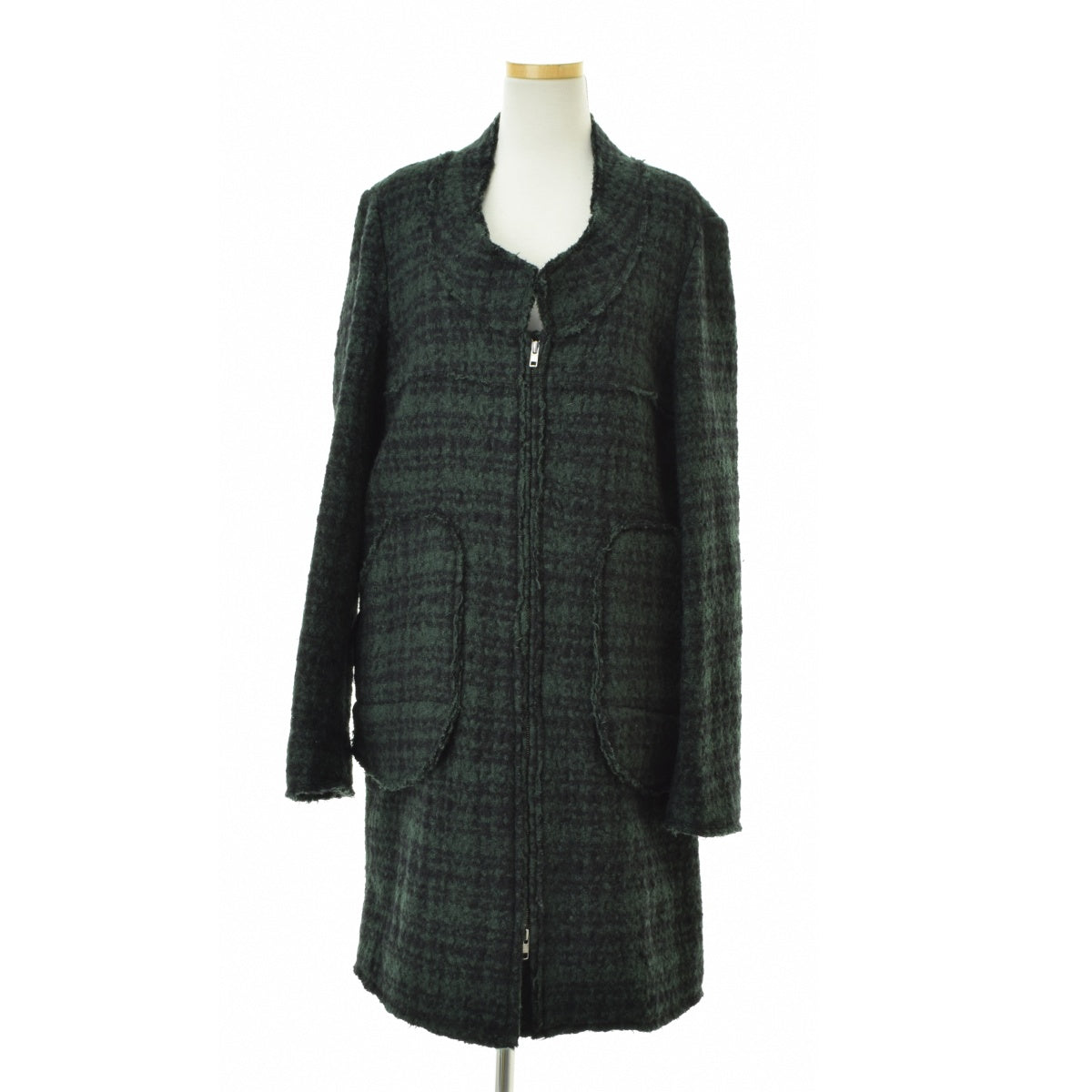 MARNI 10AW WINTER EDITION 2010 CPMAI08Y00TW352 チェック柄ツイード ジップ