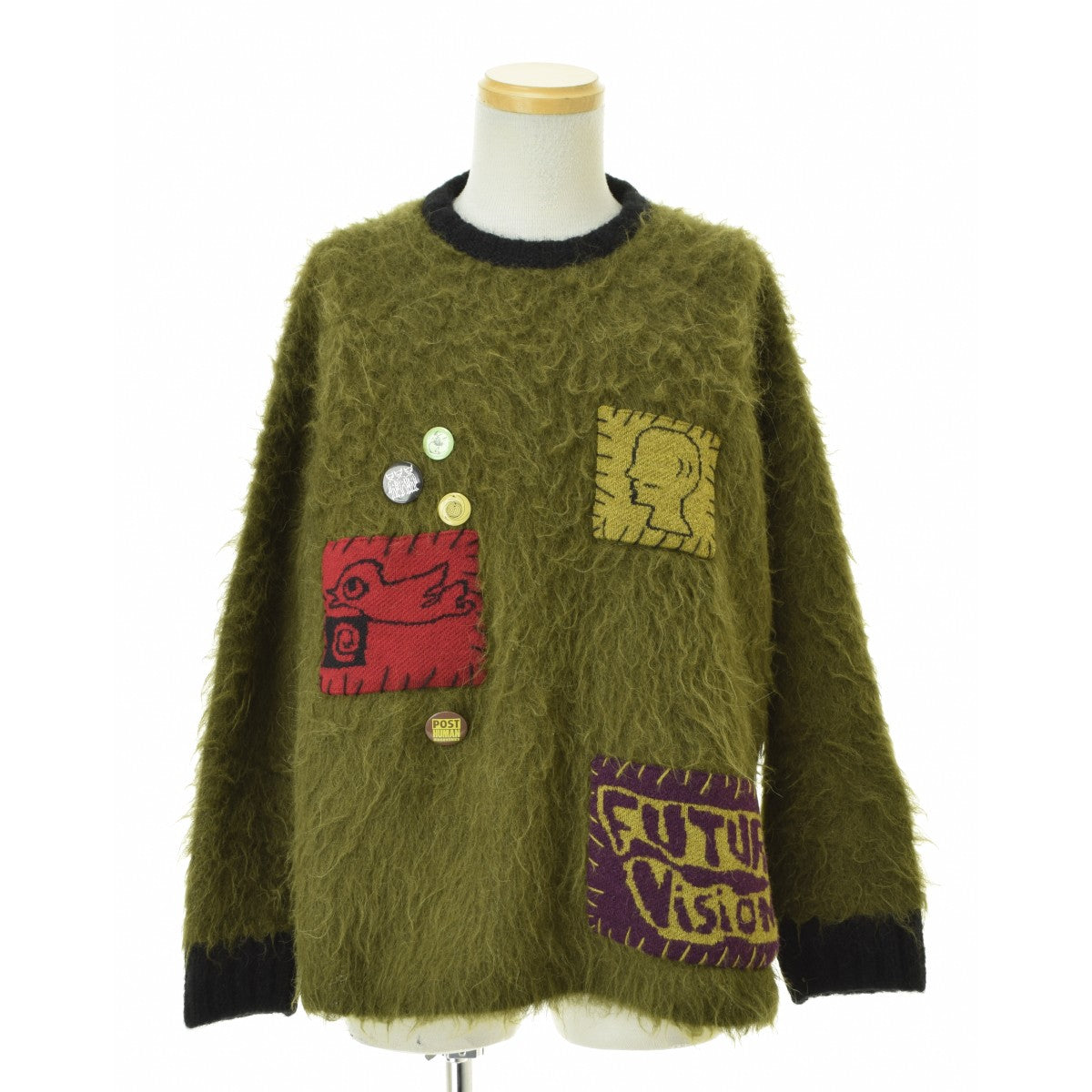 Brain Dead 25AW FUTURE VISION BOXY KNIT SWEATER