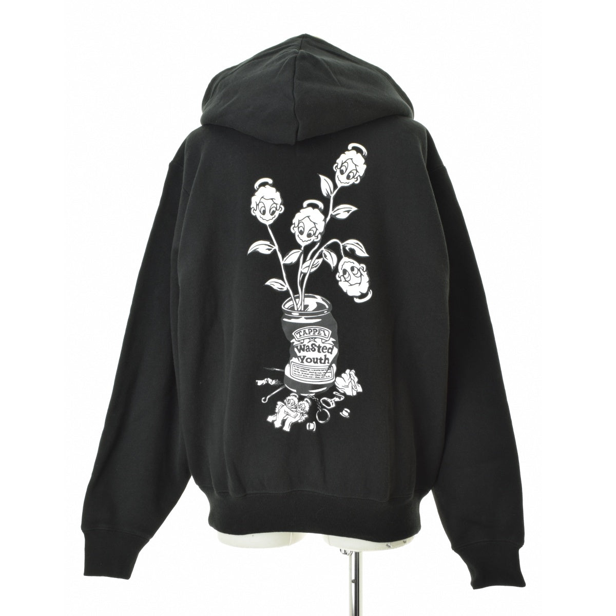 Wasted youth ZIP SWEAT HOODIE