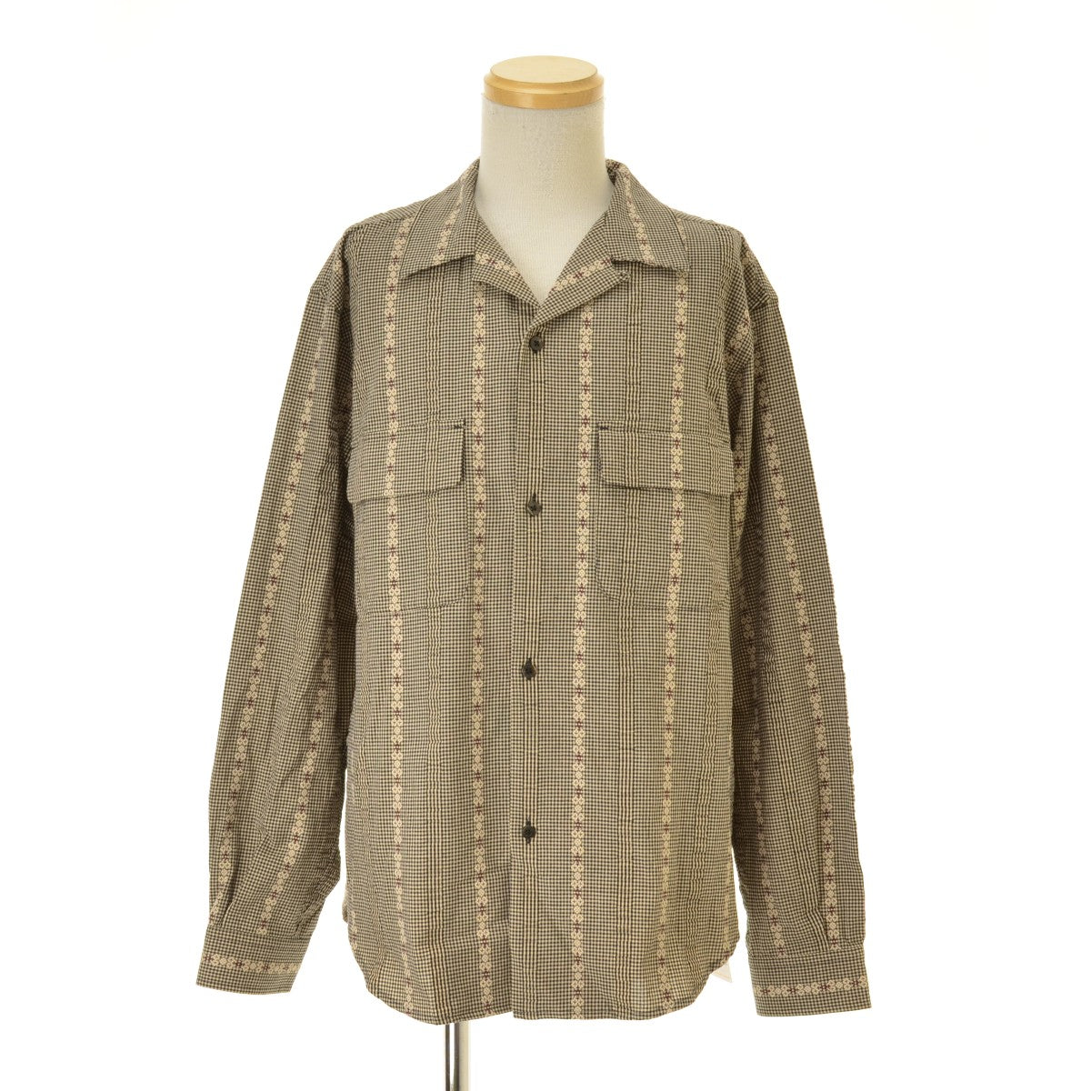 SUGARHILL 26SS 26440505 DOBBY OPEN COLLAR SHIRT