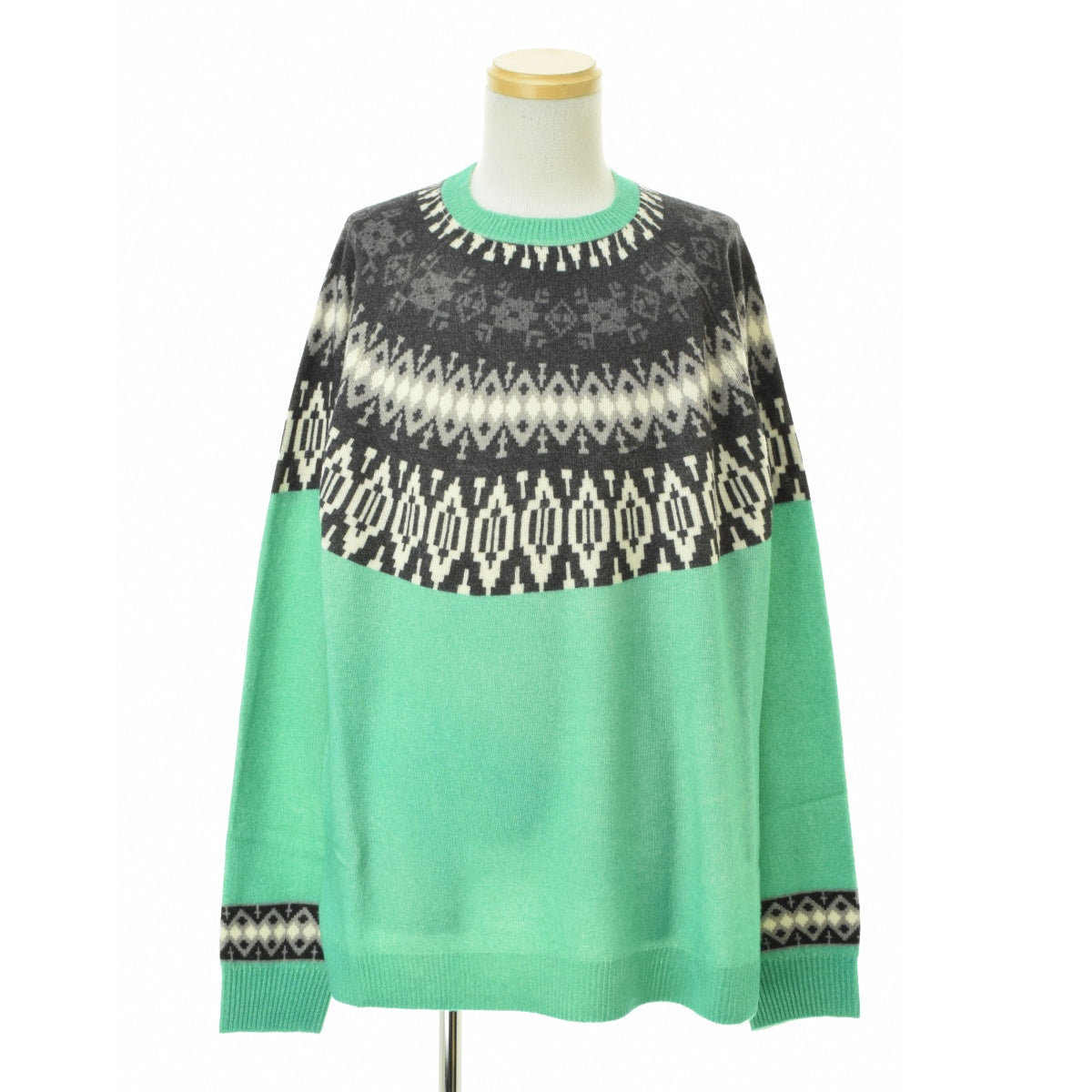 V.A. / VA VAM-75020 Print Ski Crew Sweater ウール