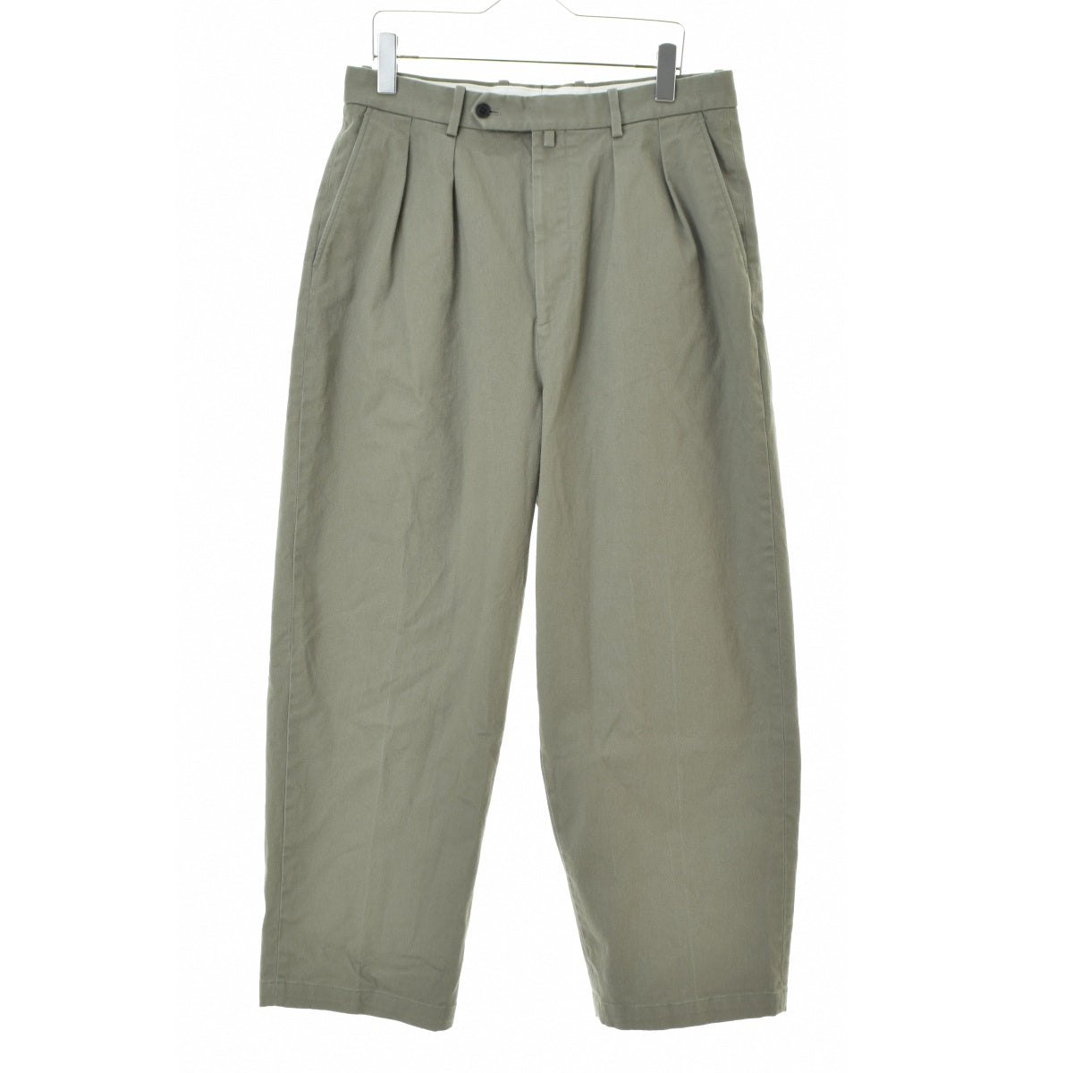 Steven alan 8114-177-1118 ドリル インツープリーツ ドレス トラウザーズ