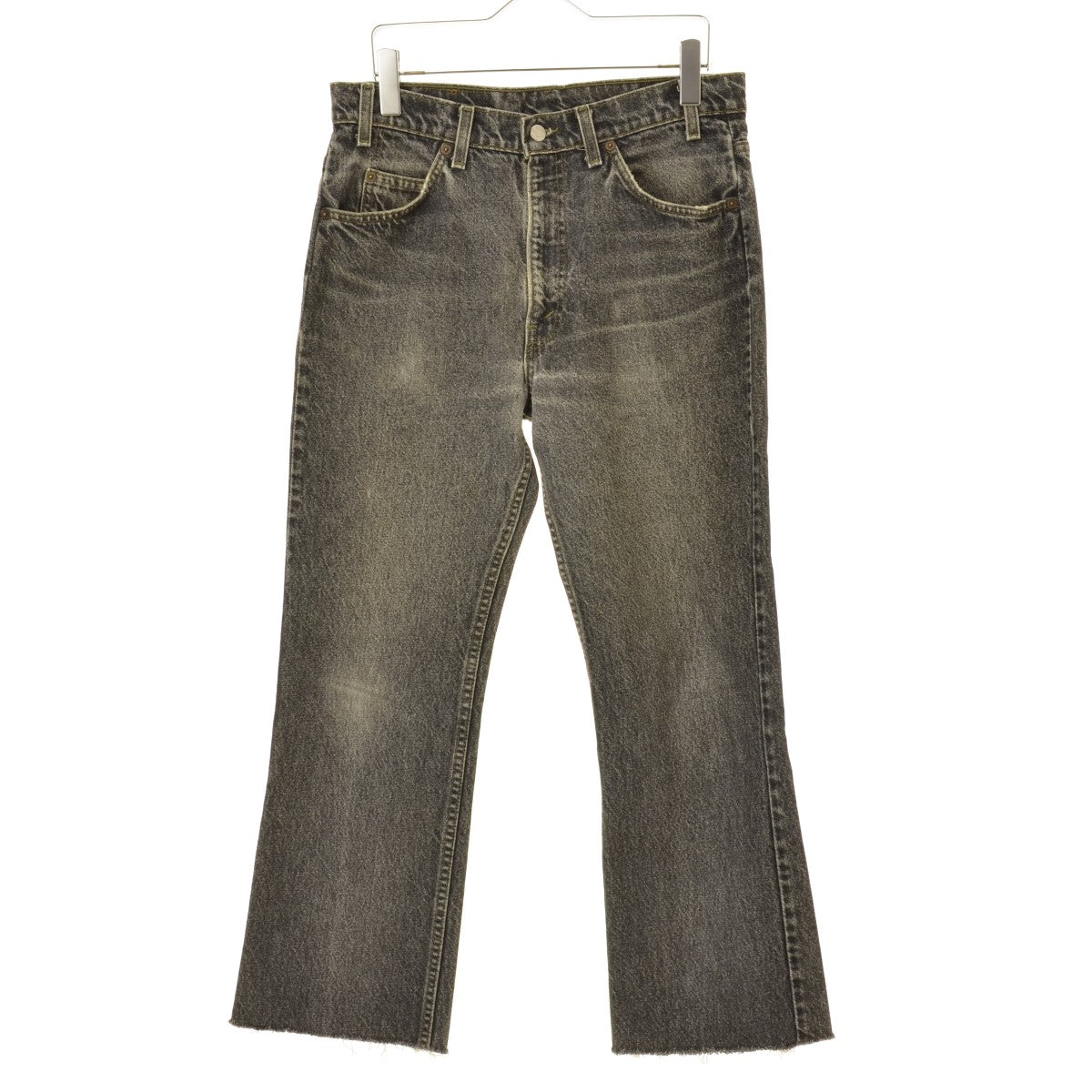 LEVIS 90s USA製 40517 オレンジタブ 先染め ブラック カットオフ