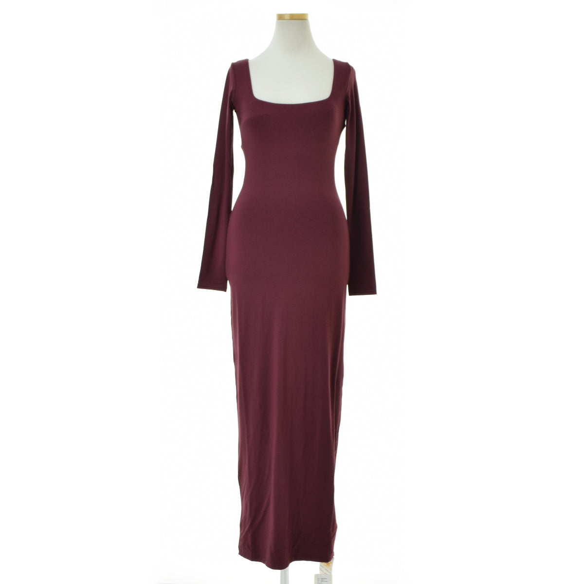 AMATERAS 25906017 Long Sleeve Square Padded Dress マキシ