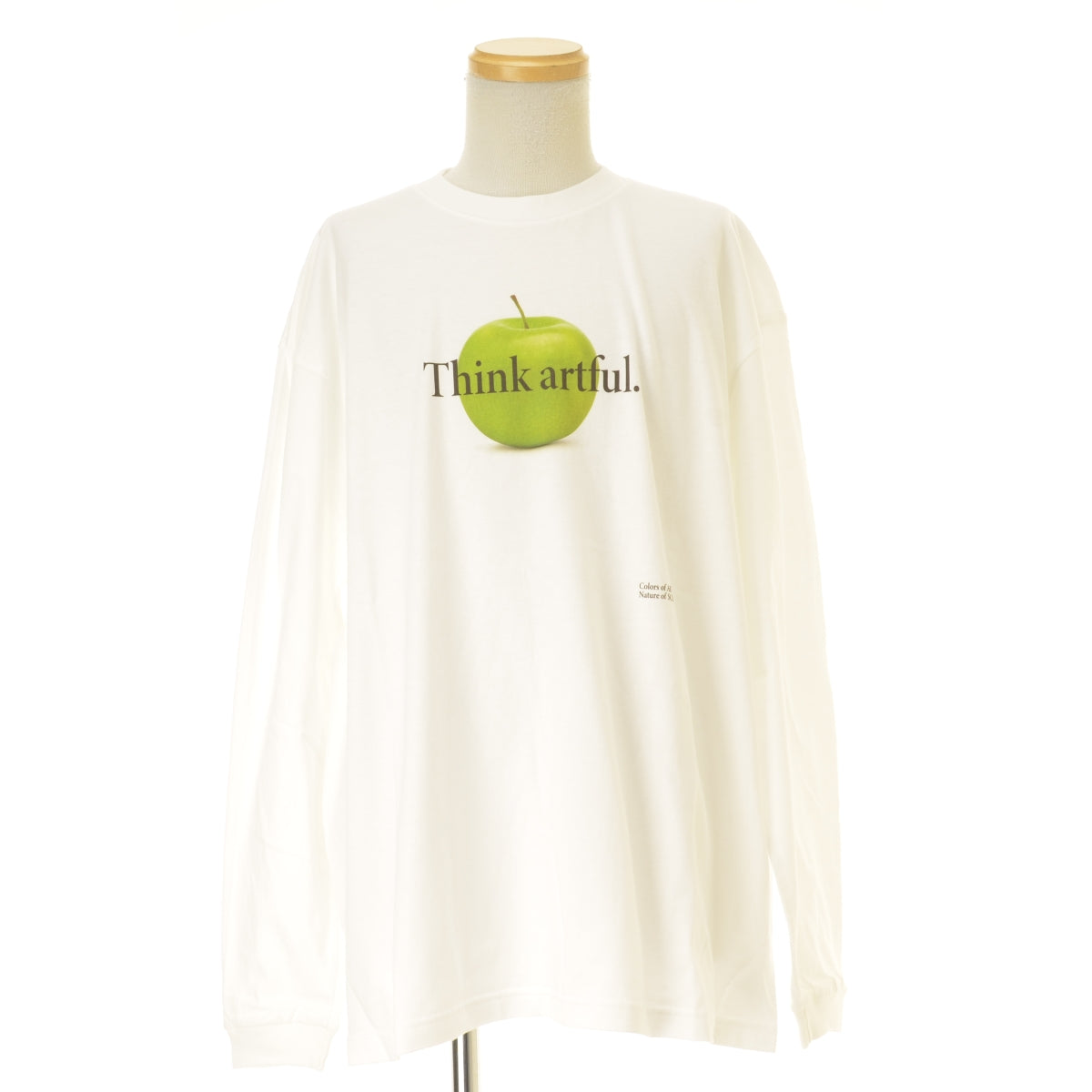 ARTIST PROOF Think Artful. T-SHIRT LS WHITE