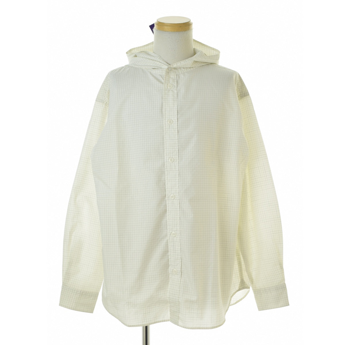 THE NORTH FACE PURPLE LABEL N25FG029 Graph Check Mountain Hooded Shirt