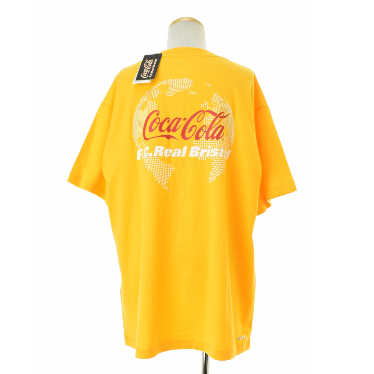 F.C.R.B. / F.C.Real Bristol 26SS FCRB-260159 Coca-Cola GLOBE LOGO EMBLEM POCKET TEE