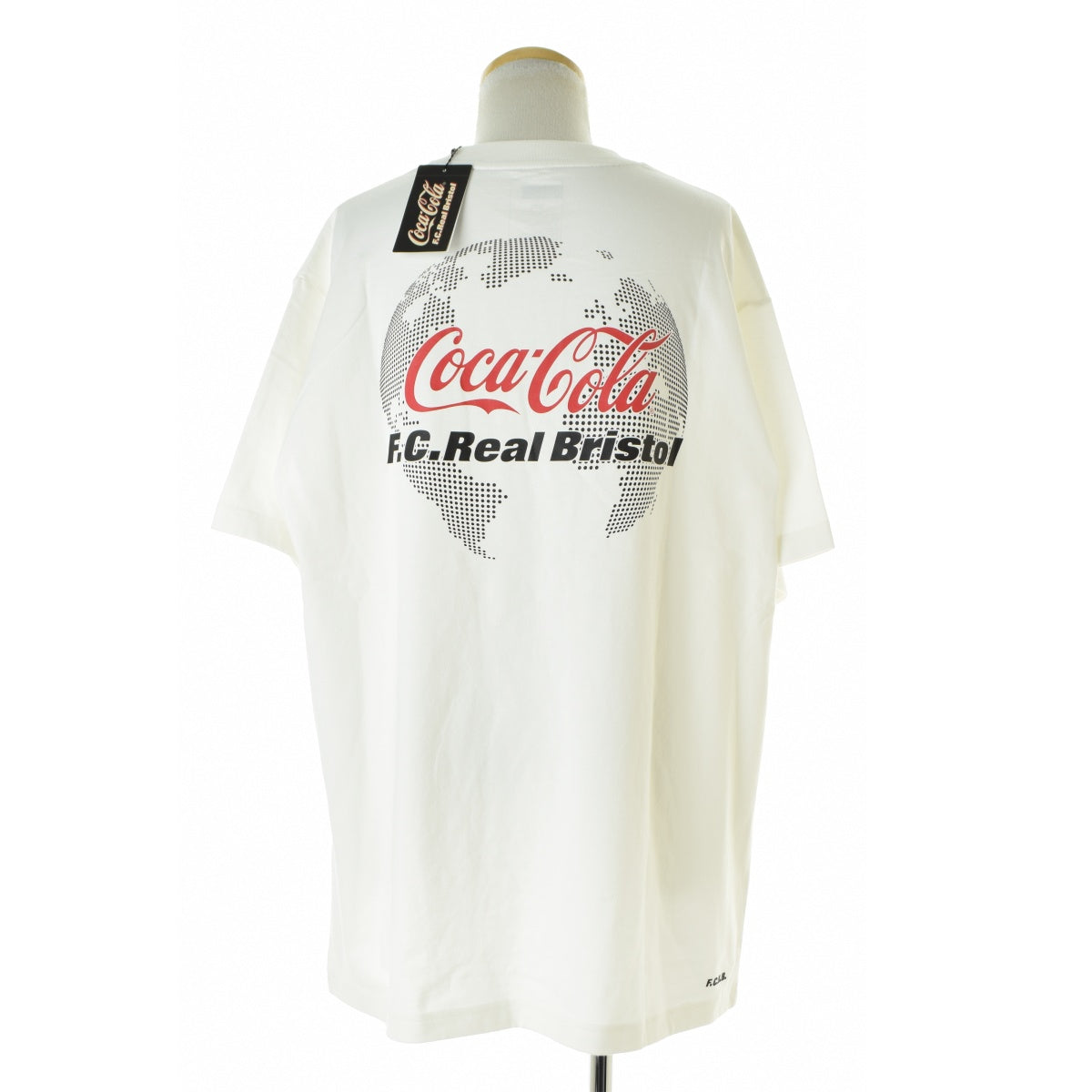 F.C.R.B. / F.C.Real Bristol 26SS FCRB-260159 Coca-Cola GLOBE LOGO EMBLEM POCKET TEE