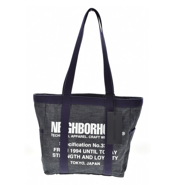 NEIGHBORHOOD 25AW 252TQNH-CG03 DENIM TOTE BAG-M
