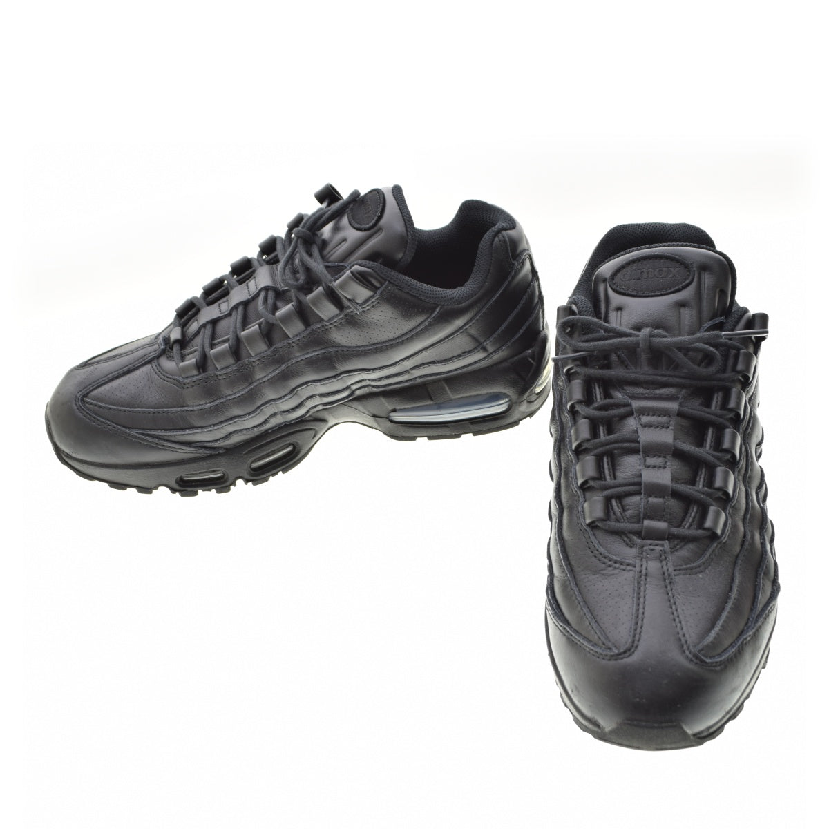 NIKE IM0696-001 AIR MAX 95 BIG BUBBLE LEATHER Triple Black