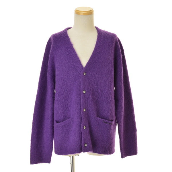 SUPREME 20AW Brushed Mohair Cardigan Purple