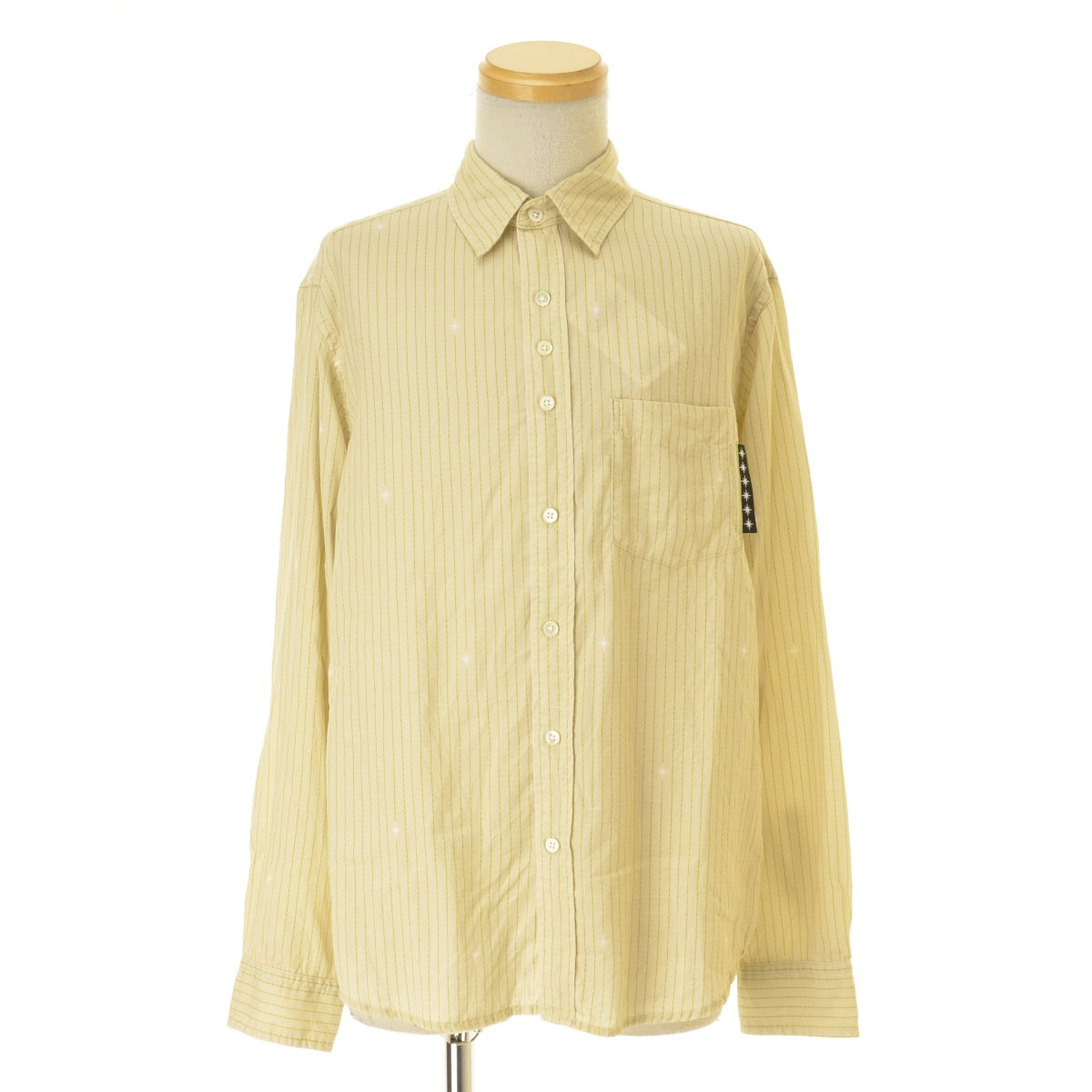 BoTT 26AW Printed Sparkle Striped Shirt