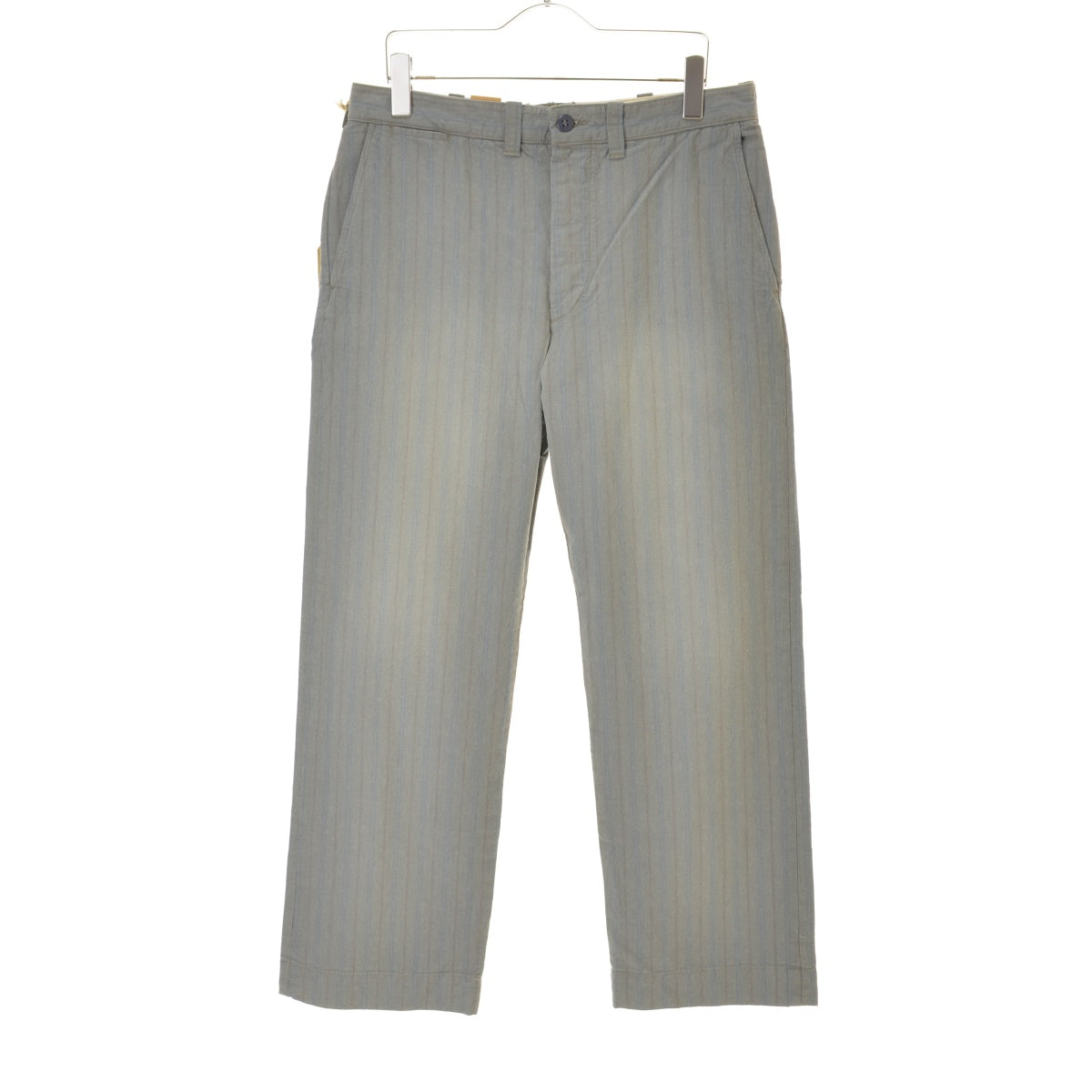 RRL / DOUBLE RL MNRRPNT14G20172 ストライプド ウーブン フィールド パンツ リネン混