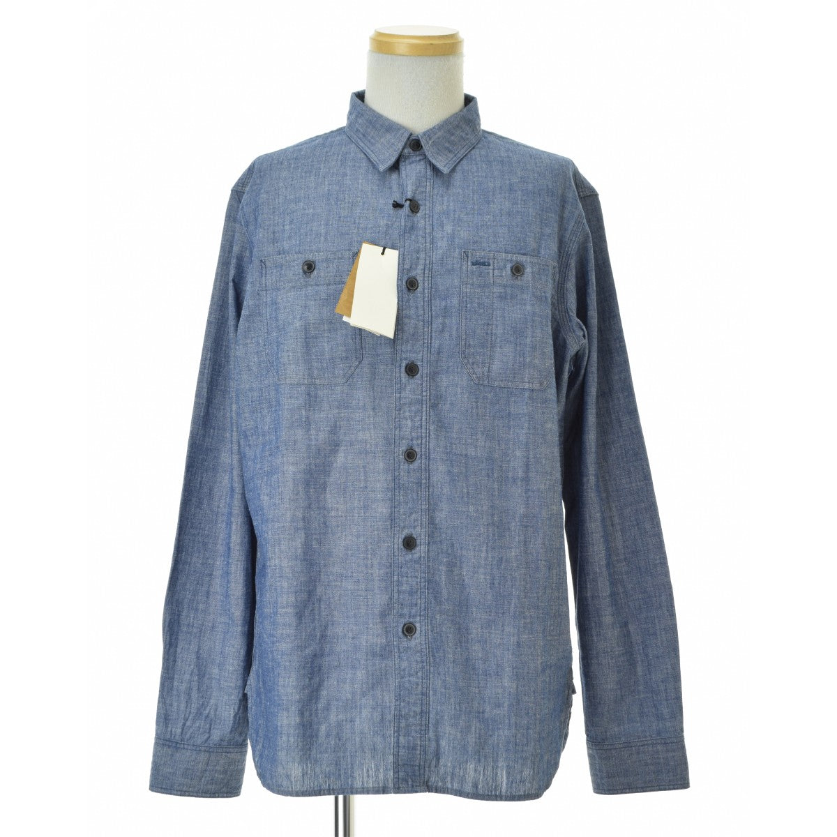 RRL / DOUBLE RL MNRRWOV16820026 インディゴ シャンブレー ワークシャツ