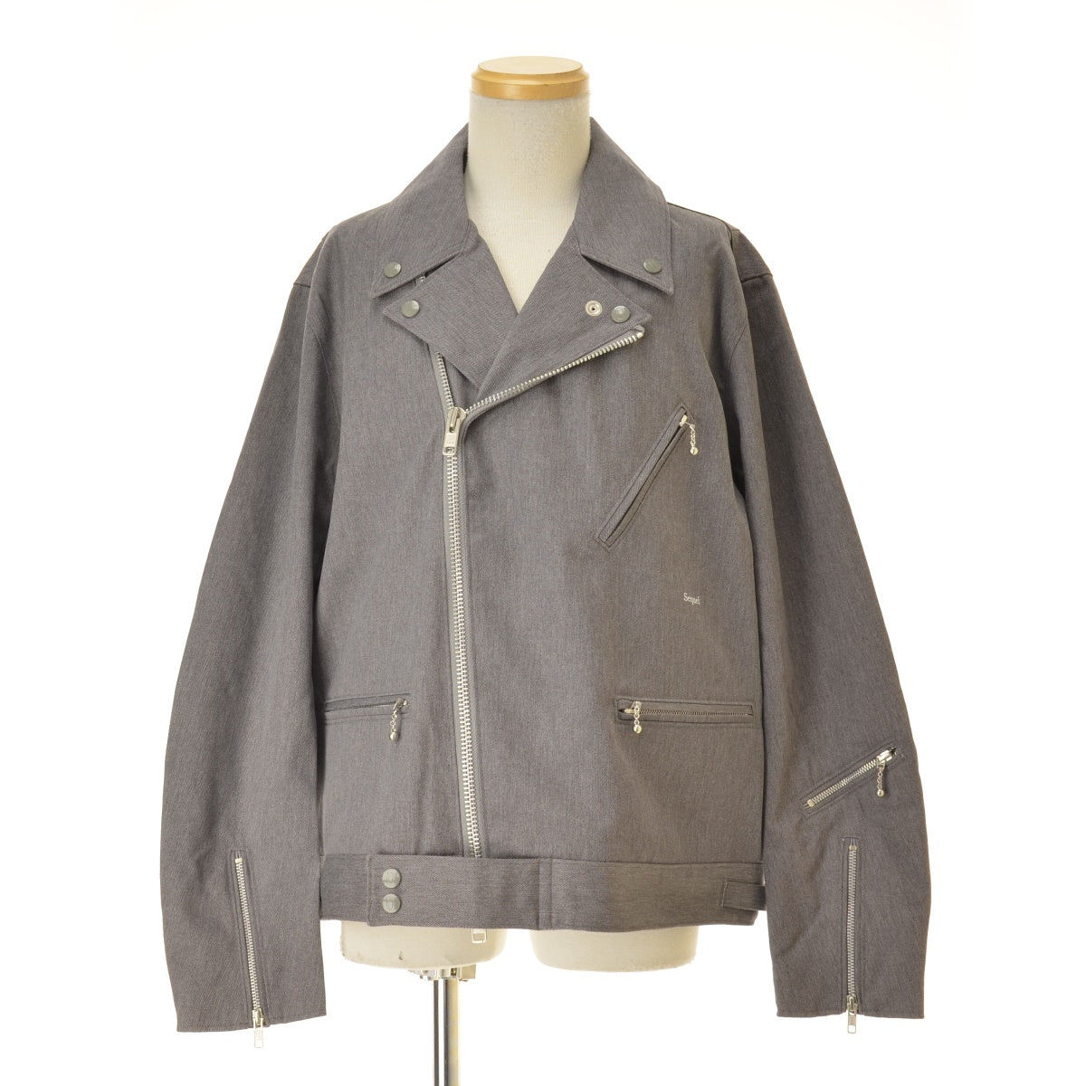 SEQUEL SQ-26SS-JK-04 RIDERS JACKET GRAY
