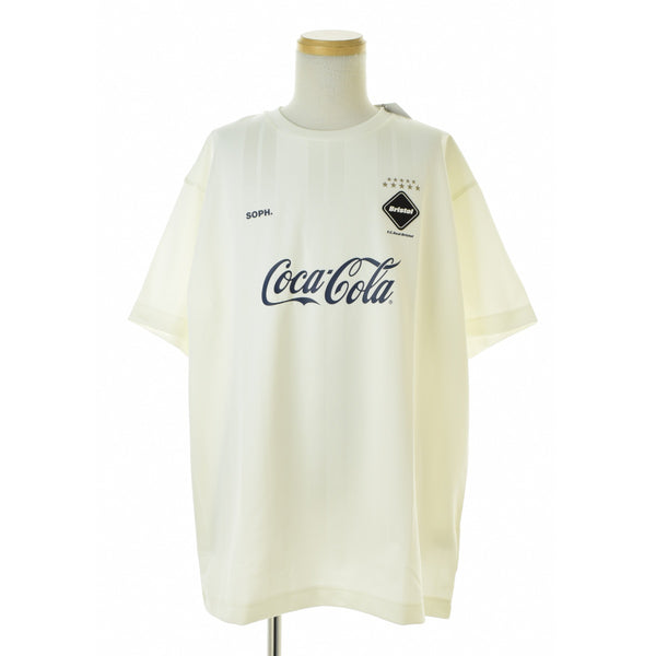F.C.R.B. / F.C.Real Bristol 26SS FCRB-260154 Coca-Cola WEAVE STRIPE GAME SHIRT