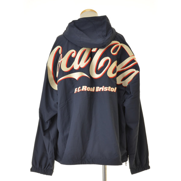 F.C.R.B. / F.C.Real Bristol 26SS FCRB-260155 Coca-Cola BIG LOGO WARM-UP JACKET フード付き