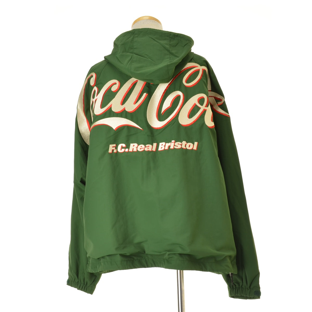 F.C.R.B. / F.C.Real Bristol 26SS FCRB-260155 Coca-Cola BIG LOGO WARM-UP JACKET フード付き