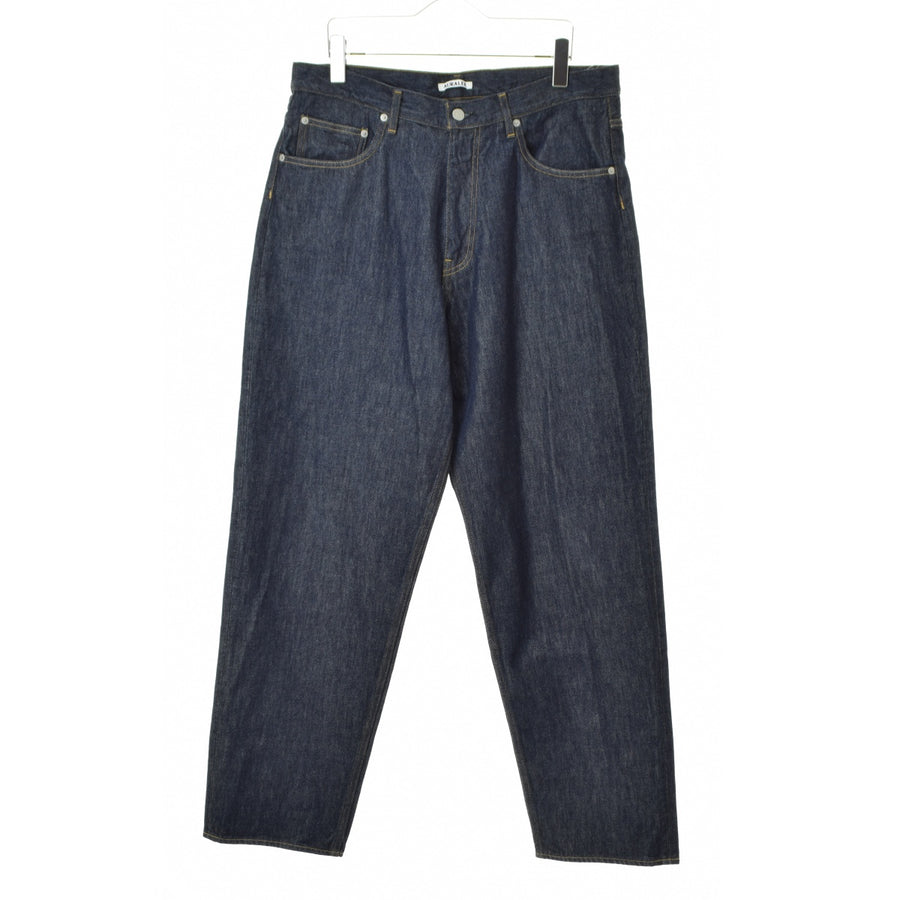 AURALEE A00P03DM HARD TWIST DENIM WIDE PANTS
