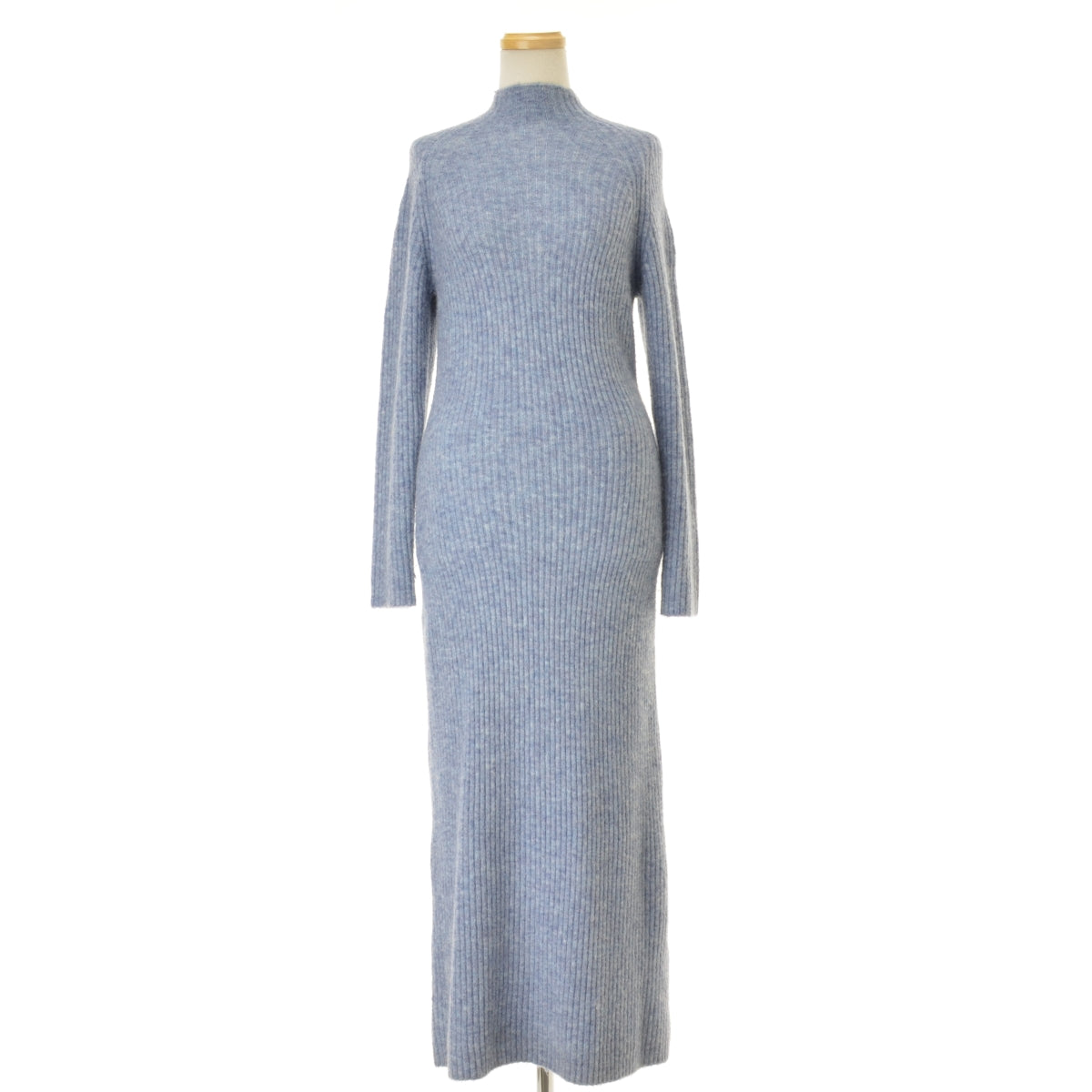 maje MFPRO02726 High collar mohair dress ニットマキシ