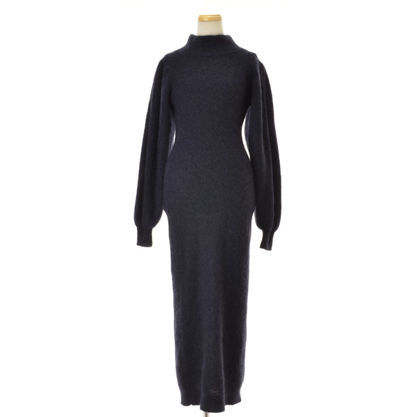 ROTATE RT697 Belinda Dress モヘアウール混ニットマキシ