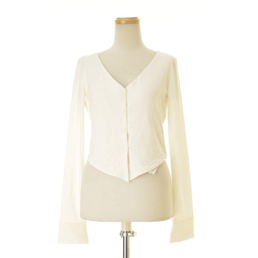 yo BIOTOP EEK-05030 rayon bustier V cardigan